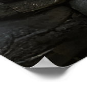 山の中のパンダ | AIアートポスター ポスター (角)