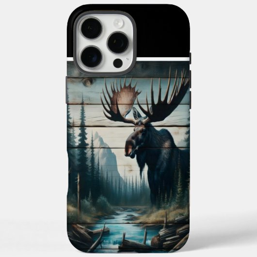 山の中のムース Case-Mate iPhoneケース (裏面)
