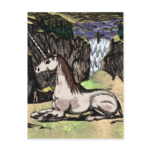 "山の中のユニコーン"カラー化