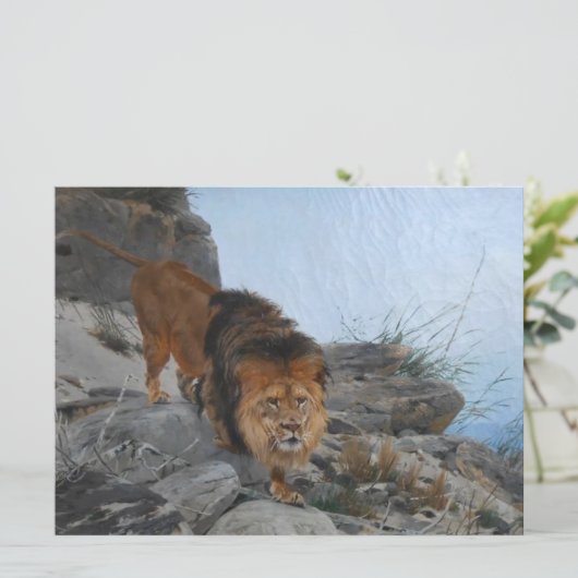 山の中のライオン カード (スタンド正面)