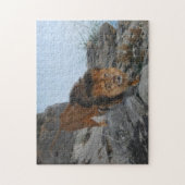 山の中のライオン(Richard Friese) ジグソーパズル (縦)