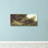 山の中の仙人 キャンバスプリント (インサイチュ (ウッドフロア))