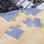 山の中の冬 ジグソーパズル (側面)