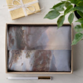 山の中の冬、デコページ 薄葉紙 (ギフト)