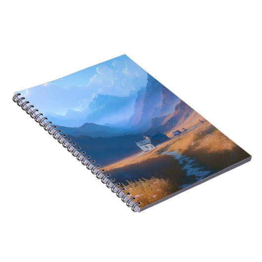 山の中の家、丘の上の孤独 ノートブック (右側)