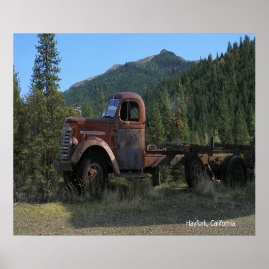 山の中の歴史的トラック… ポスター (正面)