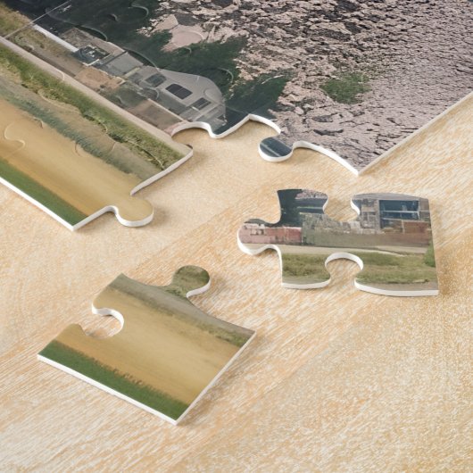 山の中の神の存在 ジグソーパズル (側面)