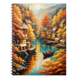 山の中の秋の静寂 ノートブック