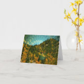 山の中の秋….. カード (黄色い花)