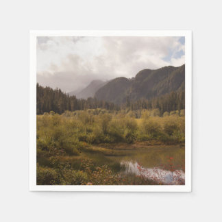 山の中の秋 スタンダードカクテルナプキン