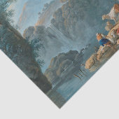 山の中の羊飼いの夫婦 薄葉紙 (詳細)