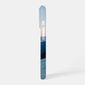山の中の美しい日の出 iPhoneケース (左側面)
