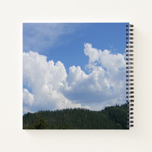 山の中の美しい雲… ノートブック (裏面)