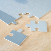 山の中の茶色の熊 ジグソーパズル (側面)