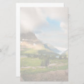 山の中を吹き抜ける雲 便箋 (正面/裏面)