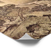 山の中を旅する人たちファンクアン ポスター (角)