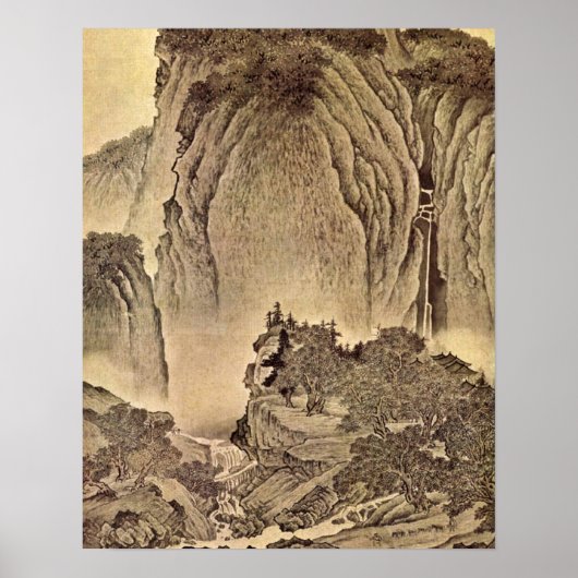 山の中を旅する人たちファンクアン ポスター (正面)