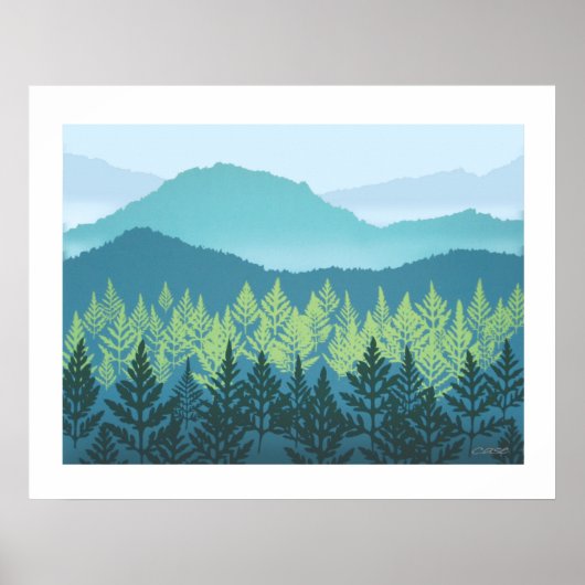 山の保育園のポスター ポスター (正面)