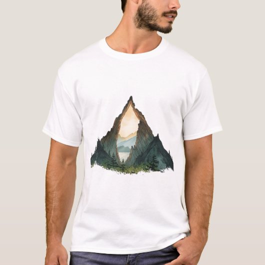 山の内なる形 Tシャツ (正面)