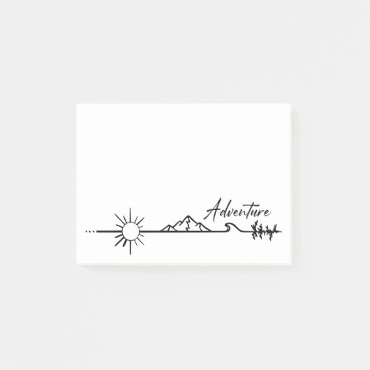 山の冒険 ポストイット (正面)