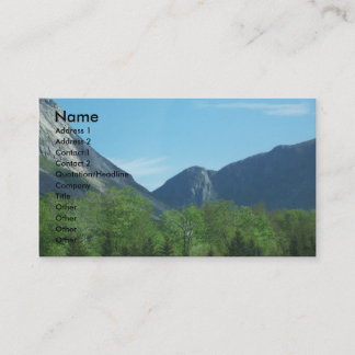 山の写真の名刺 名刺