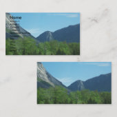 山の写真の名刺 名刺 (正面/裏面)