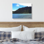 山の写真への水の作成 キャンバスプリント (インサイチュ (寝室))