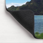 山の写真への水 マウスパッド (コーナー)