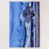 山の冬の嵐の醸造 – 20x30インチ ジグソーパズル (縦)