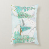 山の冬の景色 アウトドアクッション (正面(垂直))