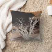 山の冬 クッション (ブランケット)