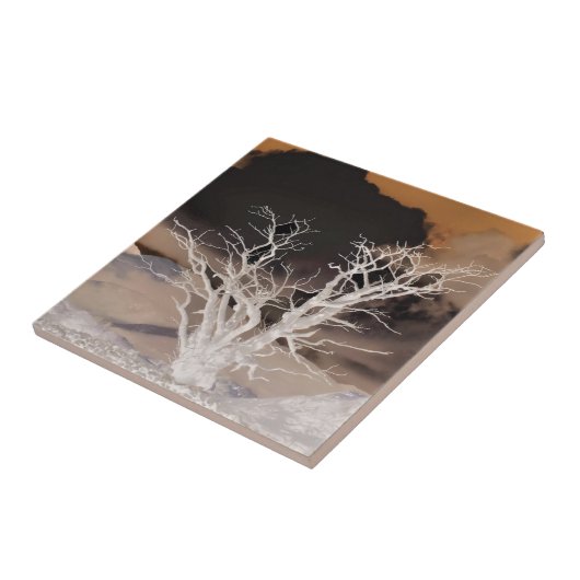 山の冬 タイル (側面)