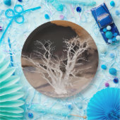 山の冬 ペーパープレート (パーティー)