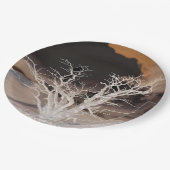 山の冬 ペーパープレート (アングル)