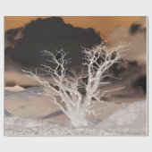 山の冬 ラッピングペーパー (フラット)