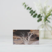 山の冬 名刺 (スタンド正面)