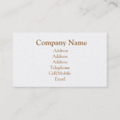 山の冬 名刺 (裏面)