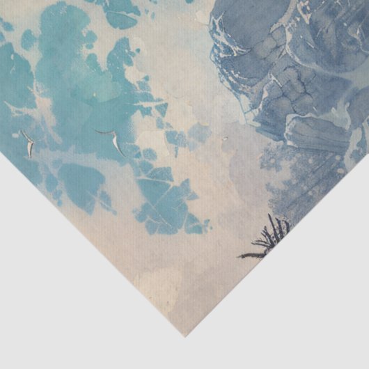 山の切り離し飛んでいるで赤尾のタカ 薄葉紙 (詳細)