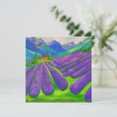 山の前のラベンダー畑 シーズンカード (スタンド正面)