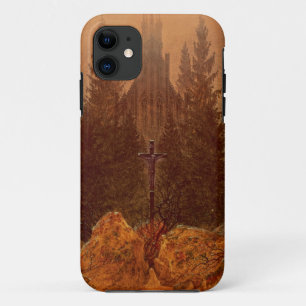 山の十字、1812年(キャンバスの油) iPhone 11 ケース