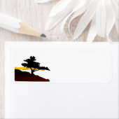 山の単独木 ラベル (インサイチュ)