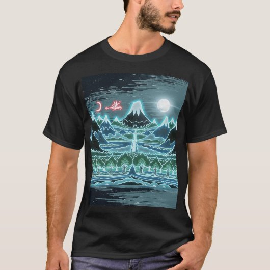 山の友達 Tシャツ (正面)