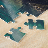 山の反射に着陸したUFO ジグソーパズル (側面)