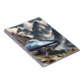 山の反射に着陸したUFO ノートブック (右側)