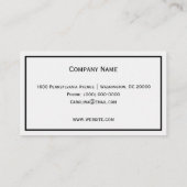 山の反射(横) 名刺 (裏面)