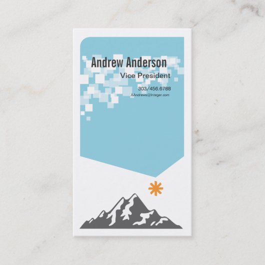 山の名刺 名刺 (正面)