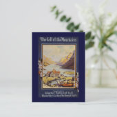 "山の呼び出し"ヴィンテージ旅行 ポストカード (スタンド正面)