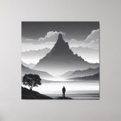 山の声 キャンバスプリント (正面)