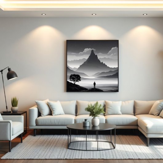 山の声 キャンバスプリント