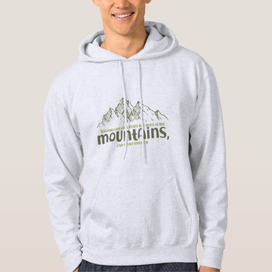 山の声 パーカ (正面)
